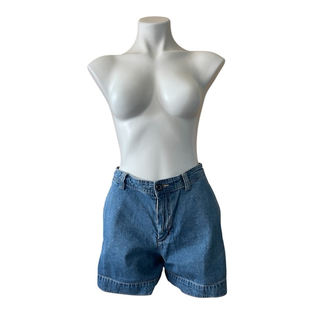 RARE FIND Vintage 90s GAP Retro Cut High Waisted Denim Shorts Cotton Size 4